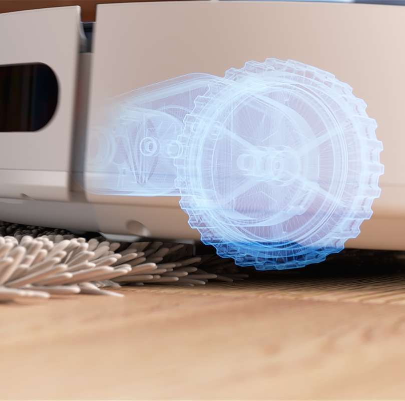 White Automatic Vacuum Cleaner Robot 7.4V Self Emptying Vacuum 20W With 2000mAH Lithium Battery