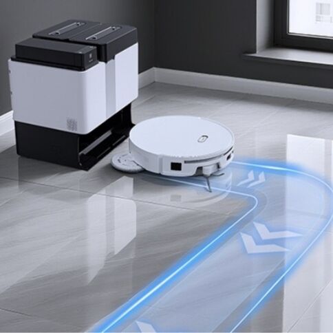 Robot Vacuum And Mop Combo With Auto Dust Collection And Drying Laser Navigation And Powerful Suction