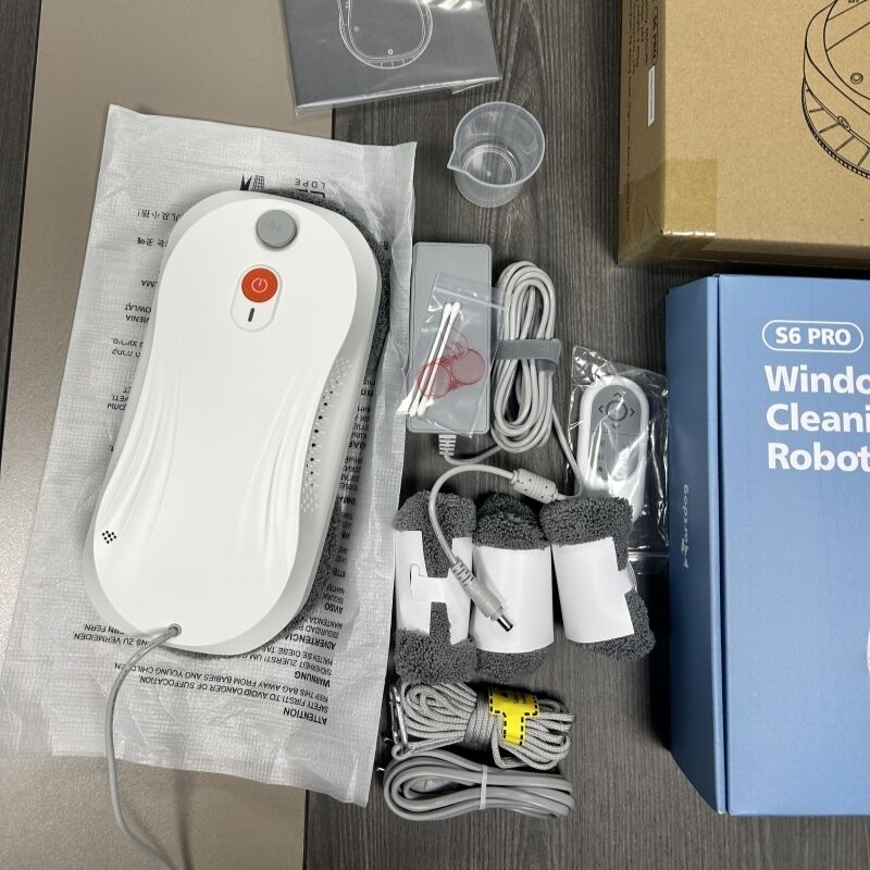 Smart Automatic Window Cleaning Robot, Anti-Fall Safety Design, Dual-Sided Glass Cleaner, Quiet Home Use for All Corners