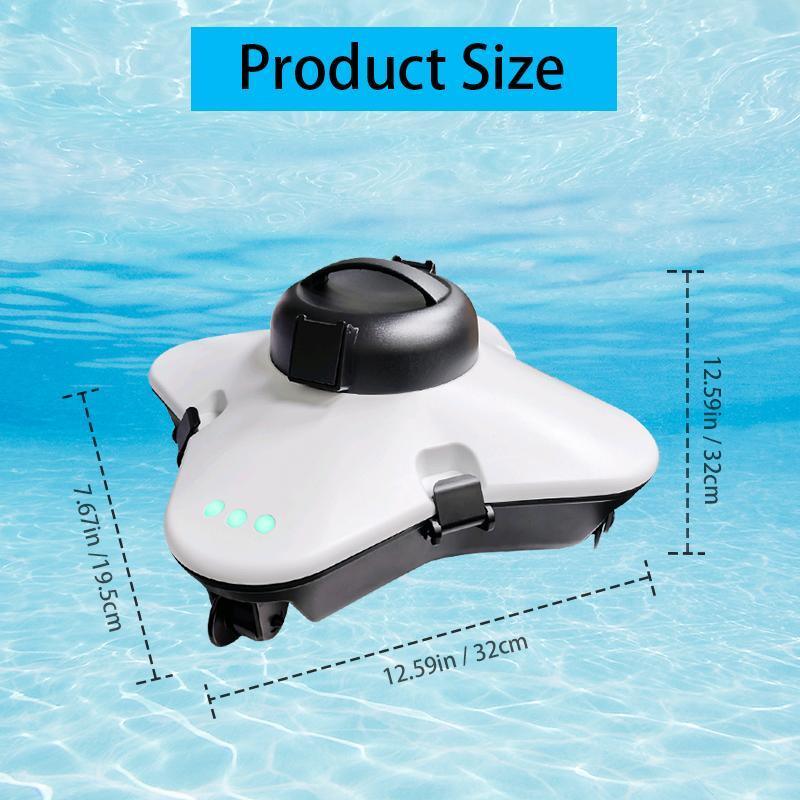 IPX8 Waterproof Swimming Pool Cleaning Robot with 7500mAh Battery for 1000 Square Feet Coverage