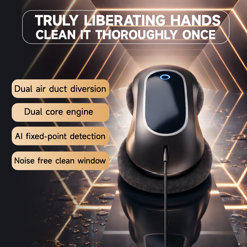 Automatic Window Cleaner with 2800-3000 Pa Suction, 26,000 rpm Motor Speed, and 30 mins Adsorption Time