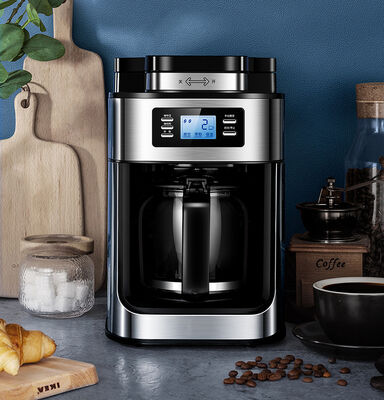 1050W Fully Automatic Coffee Maker 1.2L Water Tank 2 Hour Insulation For Office