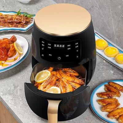 4.5L-6L Commercial Air Fryer Adjustable French Fry Machine 1400W 50Hz/60Hz
