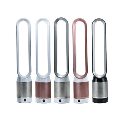 110V 60Hz Bladeless Purifier Tower Fan Circulating Silent Fan With 1.7m Length Wire