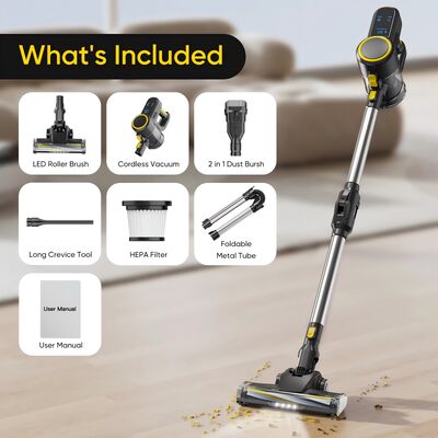 150W Cordless Handheld Vacuum Brushless Stick Vacuum Cleaners 10-18Kpa