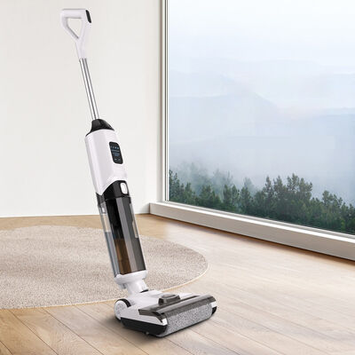 Intelligent Hardwood Floor Scrubber Adjustable Battery Powered Floor Scrubber