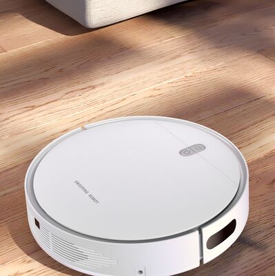 White Automatic Vacuum Cleaner Robot 7.4V Self Emptying Vacuum 20W With 2000mAH Lithium Battery