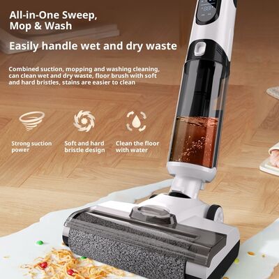 Intelligent Floor Cleaner Machine Fully Automatic Three In One 10K-13Kpa 170W